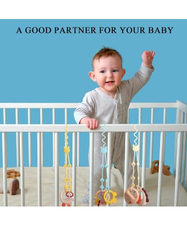 Meekye 2-in-1 Pacifier Chain & Cup Holder - BPA-Free Silicone Stroller Toy Holder | Baby Accessories in Blue & Green | 4/6 Pack Available - Buy Online on GoSupps.com