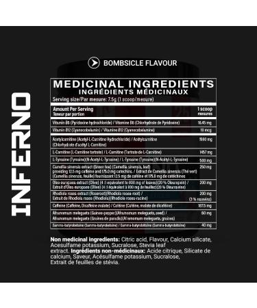 Iron Brothers Supplements - Inferno Weight Loss Supplements for Women & Men | Detox for Weight Loss and Belly Fat Thermogenic Support - Workout Supplement | Help Cognitive Health Increases Energy Bombsicle - Buy Online on GoSupps.com