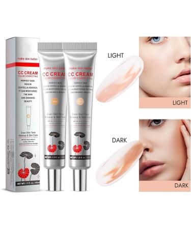 CC Cream Foundation - Cr me CC cor enne changeant de couleur avec SPF 25 Fond de couverture compl te et Cr me hydratant pour la peau uniforme (#2 62g) #2 1 g (Lot de 1) - Buy Online on GoSupps.com