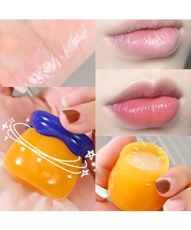 Honey Lip Mask Lip Care Mask Lip Balm 9g Pot Design Lip Masque for Lips Lip Balm Moisturizing Includes Lip Brush Softens Lip Lines 02 - Buy Online on GoSupps.com