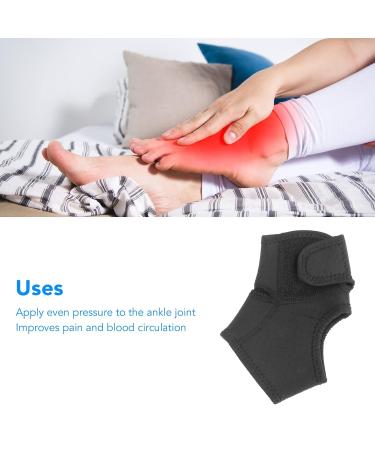 Ankle Brace & Compression Support Sleeve for Sprains | Adjustable Ankle Wrap for Men & Women - Relief for Swelling & Joint Pain - Buy Online on GoSupps.com
