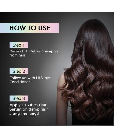 MOEHAIR Hi-Vibes Vegan Shampoo & Conditioner Set - Argan Oil Anti-Frizz Serum - Sulfate & Paraben Free Infused with Avocado & Coconut Oil - International Shipping - Buy Online on GoSupps.com