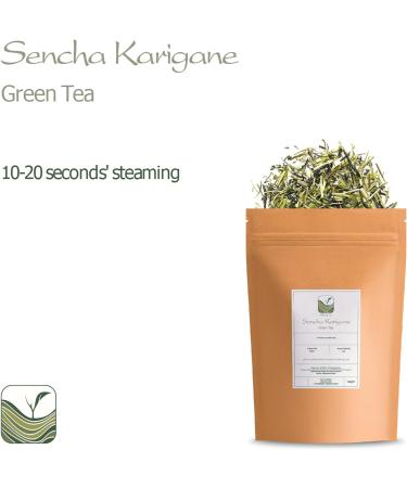 Kukicha Japanese Green Tea - Karigane Twig Tea From Japan - Carefully Blended With Sencha - Grade Karigane - 100g 100 g - Buy Online on GoSupps.com