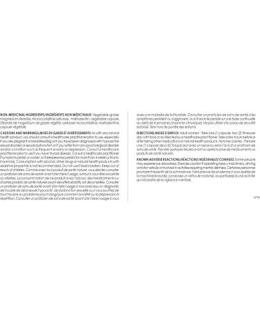 CanPrev - Meno Chill Fast-Acting for Women 60 v-caps - Helps Support Healthy Mood Balance During Menopause - Helps to Relieve Restlessness and Nervousness - Buy Online on GoSupps.com