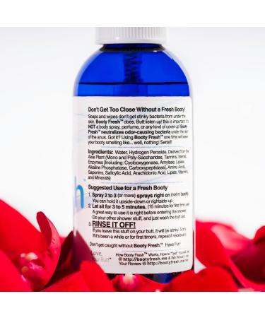 Booty Fresh Intimate Odor Neutralizing Cleanser Spray - Wet Wipe Lover/TP Hater Must-Have - pH Balanced, Bleach-Free, Natural Formula - Ideal for Private Parts, Balls, Pits, and More - Buy Online on GoSupps.com