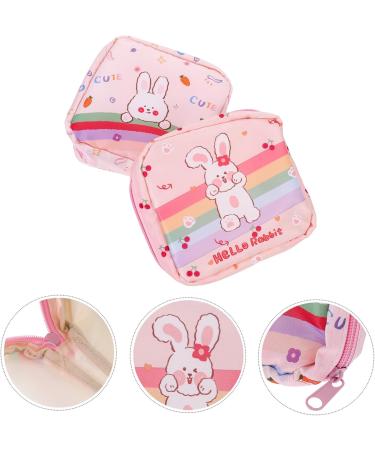 Lurrose 6 Pcs Cotton Storage Bags for Women's Bandages & Period Pads | Portable Fabric Organizer for Small Objects | Ideal for Students | Dimensions: 13x11.5x4.5cm - Buy Online on GoSupps.com