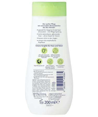 HiPP Babysanft Shampoo & Conditioner Pack of 6 (6 x 200ml) - Gentle Baby Care for Healthy Hair - International Shipping Available - Buy Online on GoSupps.com