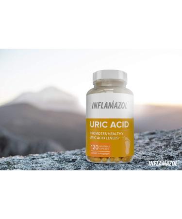 Inflamazol Uric Acid Cleanse & Joint Support - 120 Vegetarian Capsules - Buy Online on GoSupps.com