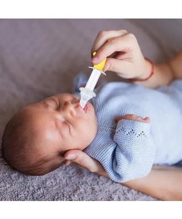 Shop Baby Injection Medication Dispenser | Oral Medicine Droppers & Pacifier for Newborns | Wobblo Yellow Feeding Utensils - Buy Online on GoSupps.com