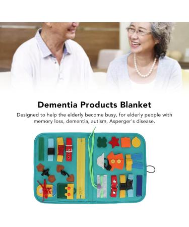 Fidget Blanket for Alzheimer Patients Anxiety Relief Autistic Dementia Sensory Pad - Buy Online on GoSupps.com