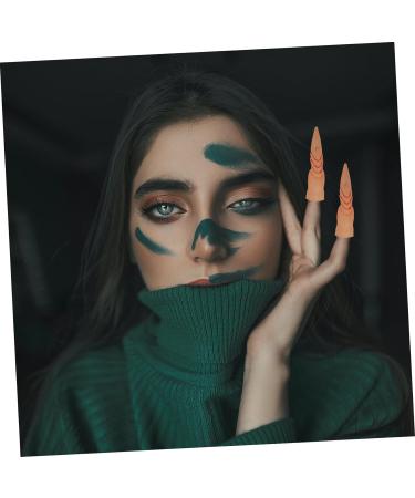 DIKACA False Witch Fingers Halloween Props Finger Nail Covers Cosplay 5pcs False Nail Set Manicure Skeleton Plastic Halloween Finger Lights Halloween Finger Tips As Shown 1 9.5x2.5cm - Buy Online on GoSupps.com