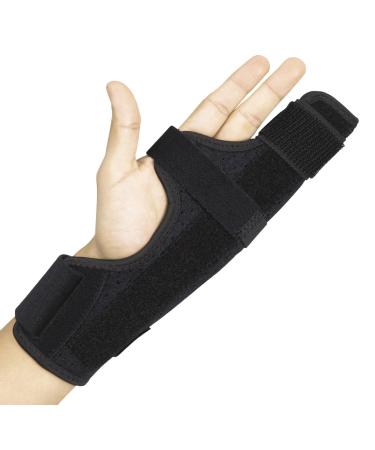 TWO FINGERS CUSHION ELASTIC STRAP BREATHABLE FASTENING DESIGN FINGER (M)