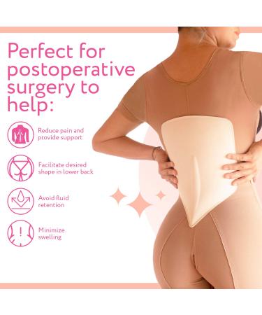 BBL Lumbar Molder Back Board in Beige | Post-Surgery Supplies for Comfortable Support & Compression - Buy Online on GoSupps.com