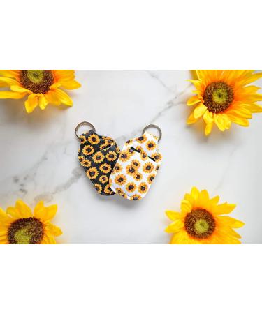 Daisy Lane Sunflower Hand Sanitizer Holder Keychain for Backpack Kids & Women - Travel Size (2 Pack) - 2 Count - Buy Online on GoSupps.com