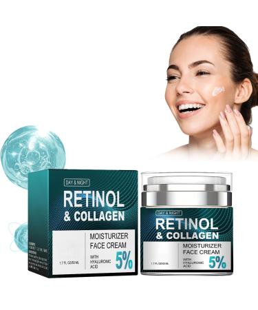Retinol Moisturizer Anti-Aging Face Cream Natural Anti Aging Retinol Moisturizer Anti-Wrinkle Night and Day Cream with Retinol for Men and Women Cream