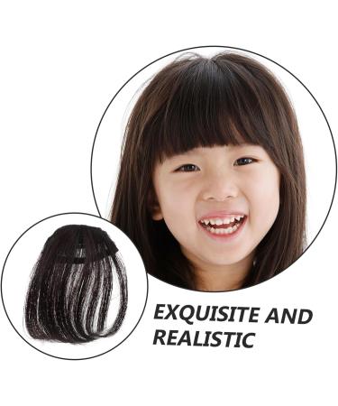 minkissy Piece Mini Clips for Hair Scisors Hair Clips for Bangs Hair Clips for Extensions Fake Bangs Fake Hair Bangs Hair Clip Extension Human Hair Wig with Bang Clip in Hair Bangs Lengthen medium Coffee - Buy Online on GoSupps.com