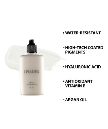 Lord & Berry CREAM FOUNDATION | Long Lasting Waterproof Coverage with Vitamin E & Argan Oil - Buy Online on GoSupps.com