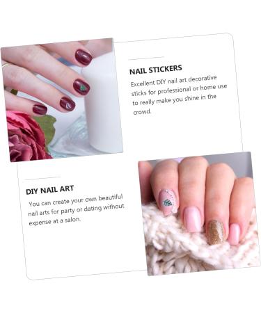 Ipetboom 50pcs Nail Tech Accessories Nail Art Canes Sticks Diy Nail Art Nail Art Manicure Canes Sticks Rod Nail Jewelry Nail Accessories 3d Nail Stickers Nail Art Stickers Fruit Clay medium As Shown - Buy Online on GoSupps.com