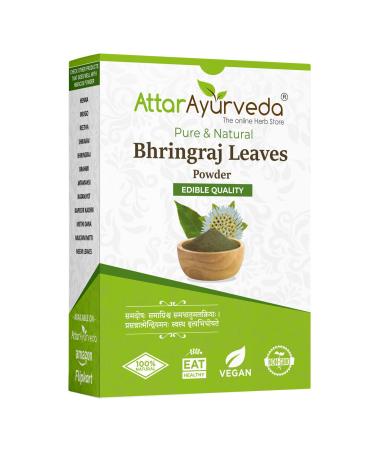 Attar Ayurveda Natural False Daisy/Bhringraj/Bhringrajasava/Bringaraja Powder for Hair Loss & Promotes Hair Growth no Preservative and Chemicals 100gm