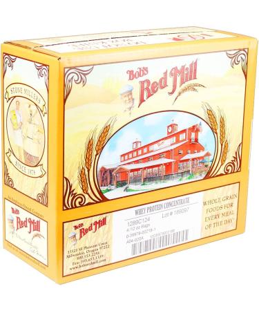 Bob's Red Mill Whey Protein Concentrate 12oz Bags (Pack of 4) - High-Quality Protein Supplement - Buy Online on GoSupps.com