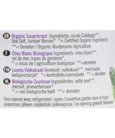 Biona Organic Sauerkraut 360G - Buy Online on GoSupps.com
