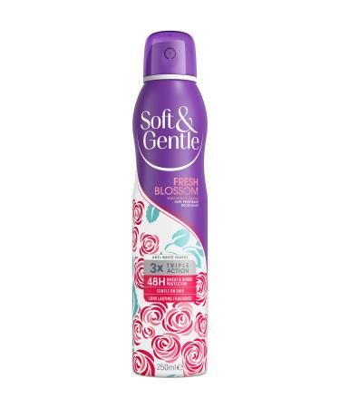 Soft & Gentle Fresh Blossom Antiperspirant Deodorant Spray 250ml Fresh Blossom 250 ml (Pack of 1) 1