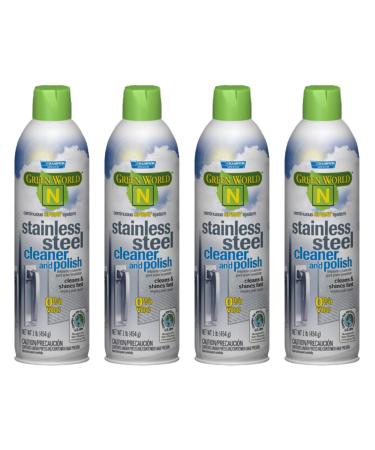 Champion Sprayon Stainless Steel Cleaner & Polish. 4-14oz. Net Can.