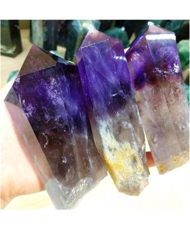 Natural Rough Raw Amethyst Rock Crystal Magic Point Specimens Collection ChakrasCrafts for Home Decorations ZJGIDTEM (Size : 240-290g) - Buy Online on GoSupps.com
