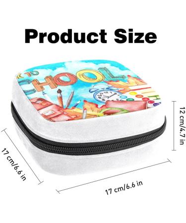 Autumn Colorful Sanitary Napkin Storage Bag | Period Tampon Makeup Pad Pouch 1304 - Buy Online on GoSupps.com