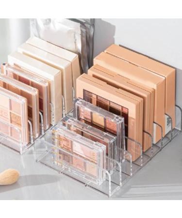 Eyeshadow Palette Makeup Organizer 7 Sections Transparent Makeup Holder Eyeshadow Storage Holder Plastic Eyeshadow Palette Pallet for Bathroom Countertops Vanities - Buy Online on GoSupps.com