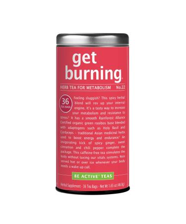 The Republic of Tea Be Active Get Burning Tea, 36 Tea Bags get burning 36 Count (Pack of 1) - Buy Online on GoSupps.com