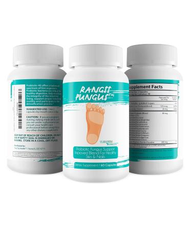 Rangii Fungus - Top Anti-Fungal Probiotic Pills | Natural Toenail & Nail Fungus Treatment Supplement - Buy Online on GoSupps.com