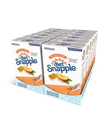 Diet Snapple  Sugar Free & Delicious, Made with Natural Flavors (Diet Peach, 72 Sticks) Diet Peach 6 Count (Pack of 12)