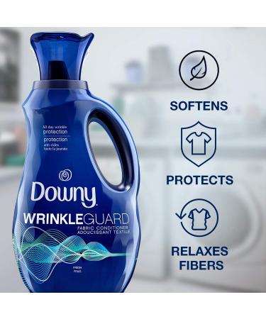 Downy WrinkleGuard Liquid Fabric Softener and Conditioner Fresh 81 fl oz - Buy Online on GoSupps.com