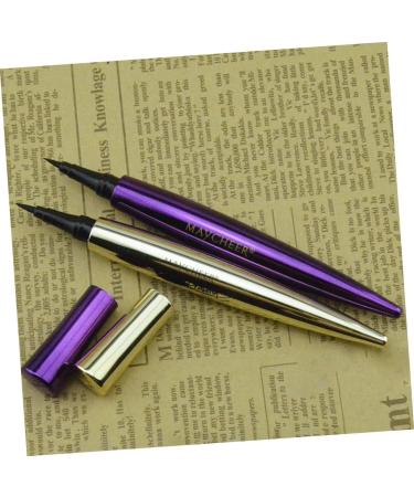 FRCOLOR 2pcs Women Eyeliner Eyeline Pencil Eyeliner Liquid Pen Liquid Eyeliner Makeup Does Not Fade 1 count (Pack of 1) Purplex2pcs - Buy Online on GoSupps.com