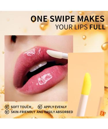 MooGlamor 2 Pcs Lip Plumper Night and Daytime Set Natural Lip Oil with Hydrating and Moisturizing Lip Enhancer for Lip Mask and Care - Buy Online on GoSupps.com