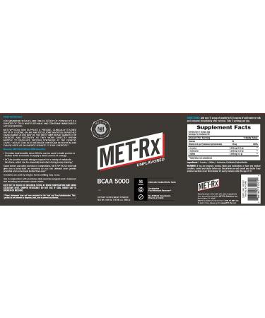 Buy MET-Rx BCAA Powder - 300g | Instant Muscle Recovery & Performance Boost - Buy Online on GoSupps.com