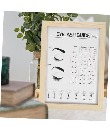 Eyelash Photo Frame | Lash Studio Decor & Poster for Beauty Salons | Eyelash Extension Display Board - Buy Online on GoSupps.com