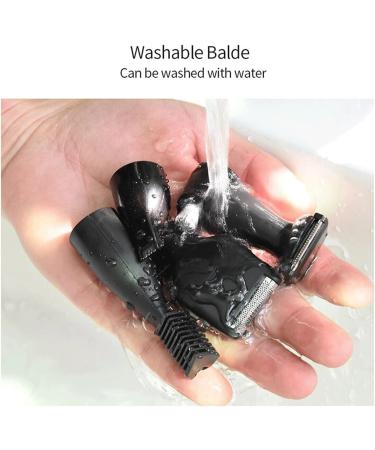 4-in-1 USB Nose Hair Trimmer for Men - Electric Ear Beard & Eyebrow Grooming Device - Buy Online on GoSupps.com