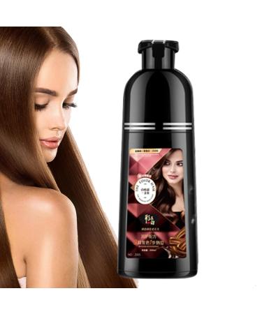 Generisch Natural Hair Color Shampoo for Women 450ml Natural Shampoo Colors Your Hair with Rich Lather Hair Care Deep Cleansing and Nourishing For