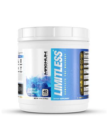 LIMITLESS Magnum Nutraceuticals Premium Quality, Blue Raspberry/Fruit Punch, 504g - Supports Increase Energy, Focus, and Endurance