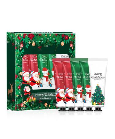 Miioto Mini Hand Cream Christmas Hand Cream Hand Cream Moisturize and Prevent Dryness Christmas Gift Set for Men Customers Colleagues Employees 5 x 30 ml