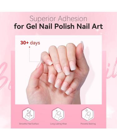 Makartt Extra Strong Base Coat Nail Polish 15ml - Long-Lasting Gel Foundation for Press-On Nails & Nail Charms - Soak Off UV/LED Gel - Perfect DIY Gift for Women - Buy Online on GoSupps.com