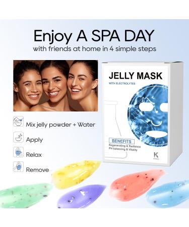 Professional Jelly Masks for Facials - Peel Off Skincare Kits for Hydrating & Nourishing | Shop Now - Buy Online on GoSupps.com