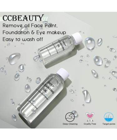 CCbeauty Paint Brush Cleaner & Reconditioner - Fast Oil & Water-Based Brush Cleaning Solution for Face Paint Airbrushes & Acrylics - 50ml Safe Artist Tool - Buy Online on GoSupps.com