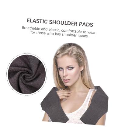 Mobestech Cotton Shoulder Pads & Covers for Men and Women - Dark Gray Neck Heating Pad & Cushion - Comfortable Shoulder Guard for Dresses - Buy Online on GoSupps.com