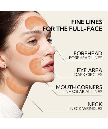 LANBENA Vitamin C Under Eye Patches - 60 Pcs Cooling Eye Masks for Dark Circles Puffiness Fine Lines & Anti-Aging - Hydrating Caffeine & Niacinamide Treatment - Buy Online on GoSupps.com