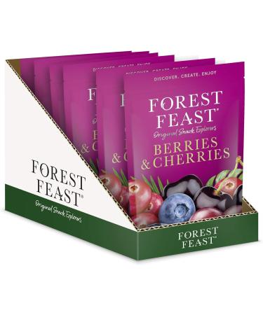 FOREST FEAST Berries and Cherries Immunity Boosting Healthy Snack Cooking and Baking Gluten Free Low in Fat 6 x 170g - Buy Online on GoSupps.com