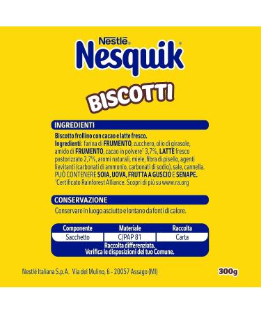 Test kit Pan di stelle Gocciole Nesquick Nascondini Biscuits Italian Biscuits Biscuits Biscuits + Italian Gourmet Polpa 400 g - Buy Online on GoSupps.com