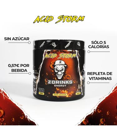  Z ZDRINKS ENERGY Z Drinks - Sugar Free Powdered Energy Drink - 40 Services Cola Flavour Low Calorie (16 Lime) with Vitamins and Minerals - Buy Online on GoSupps.com